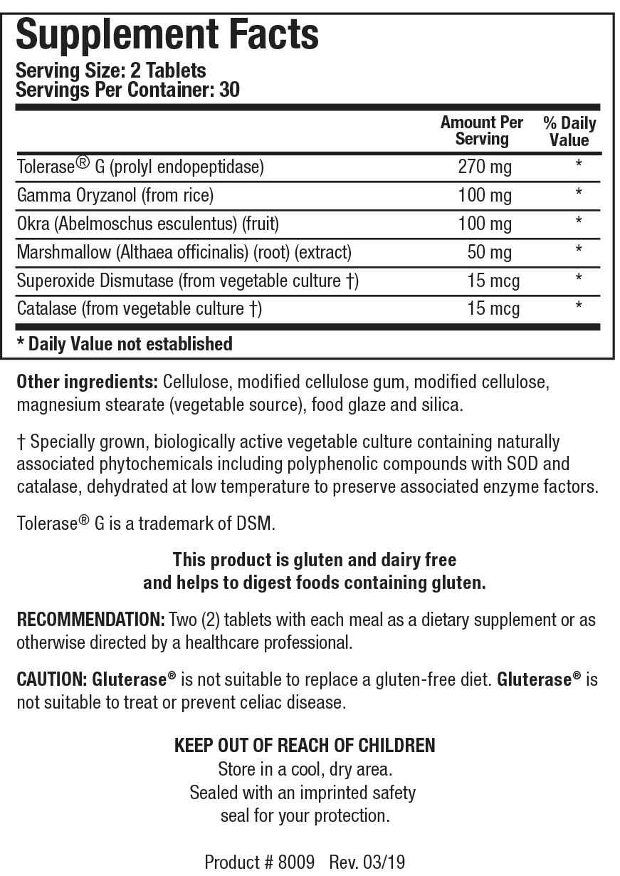 BIOTICS RESEARCH Gluterase®