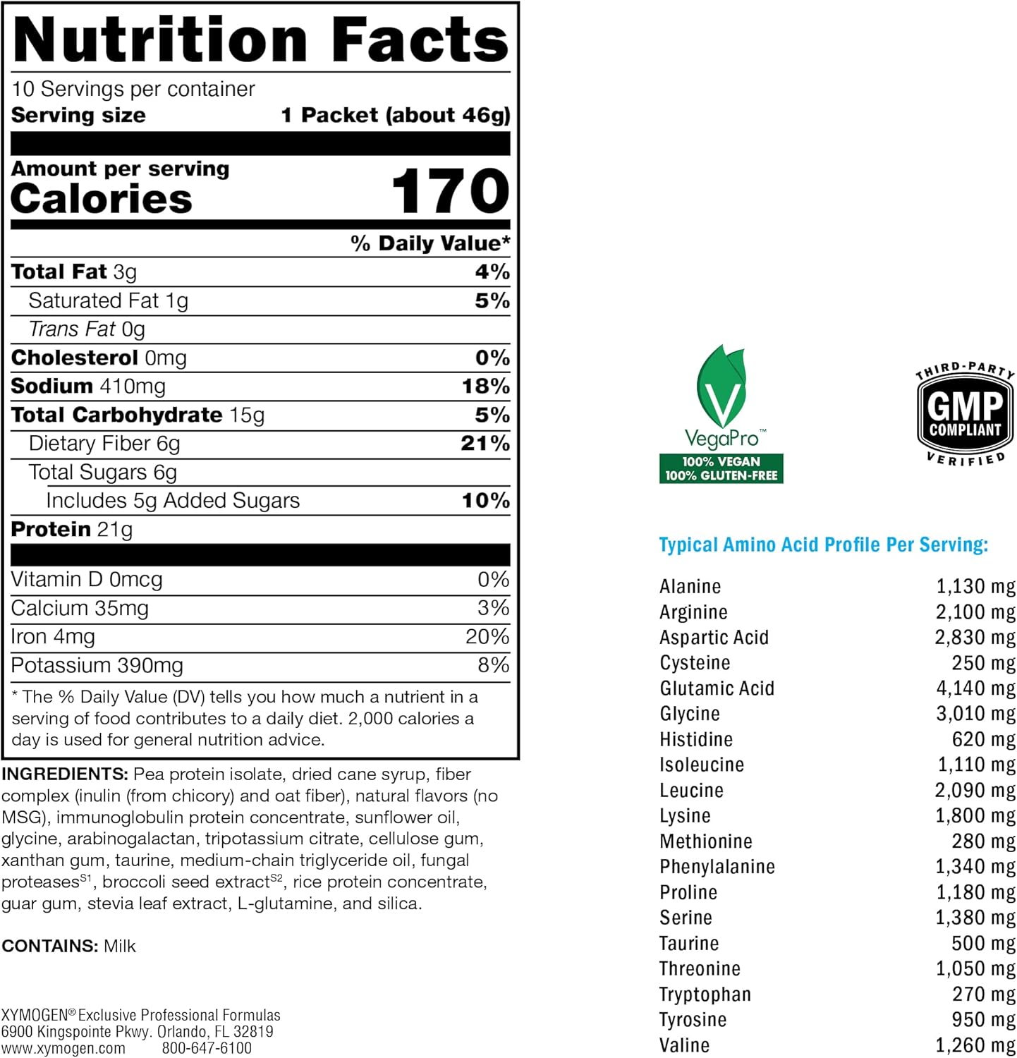 XYMOGEN i5™ Vanilla Delight 10 Servings