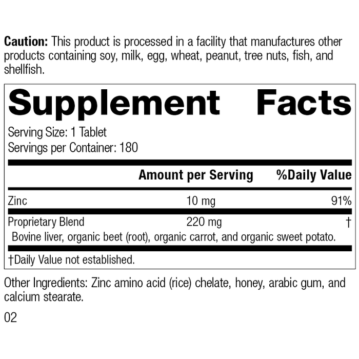 Standard Process - Zinc Chelate
