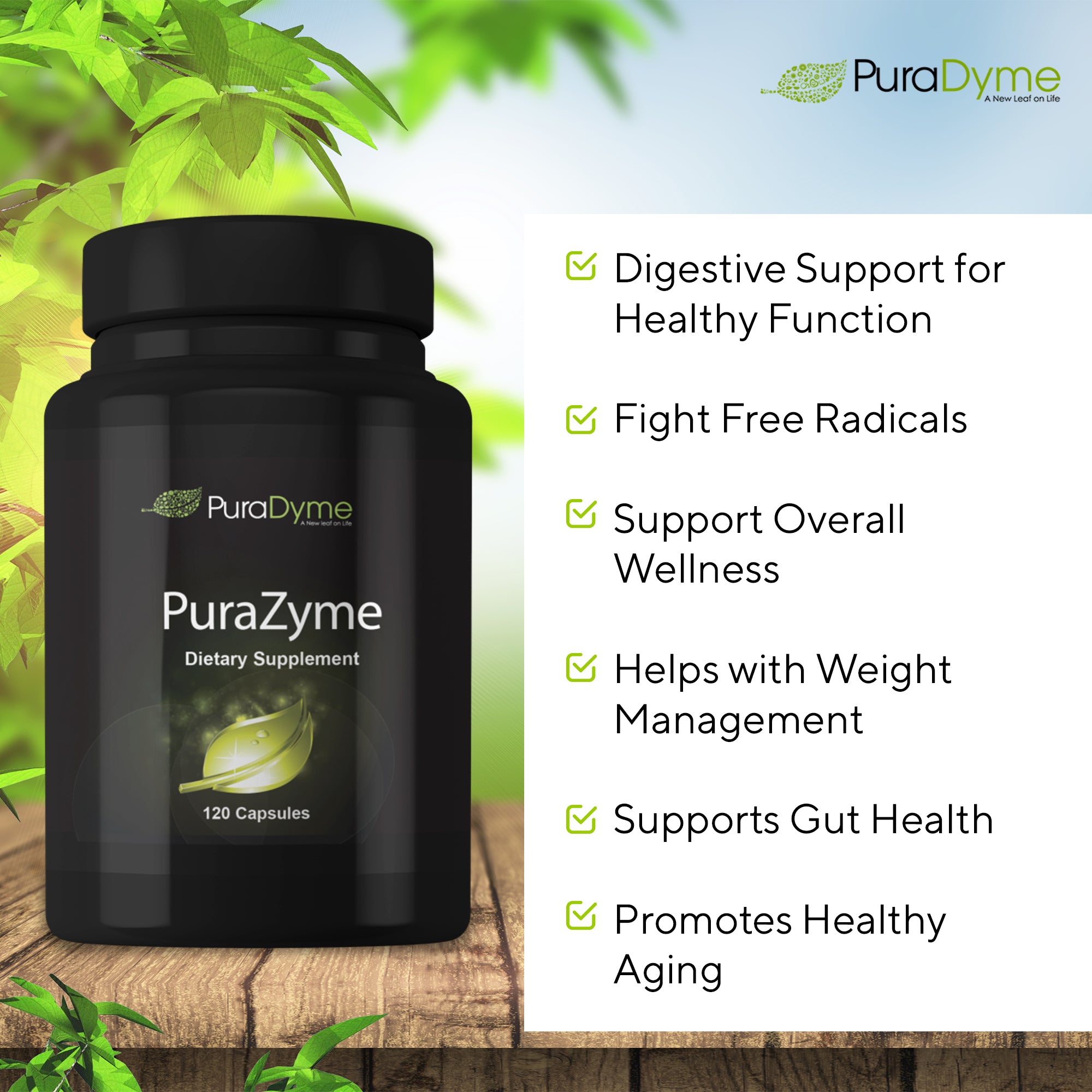 PURADYME  PuraZyme 120 Caps