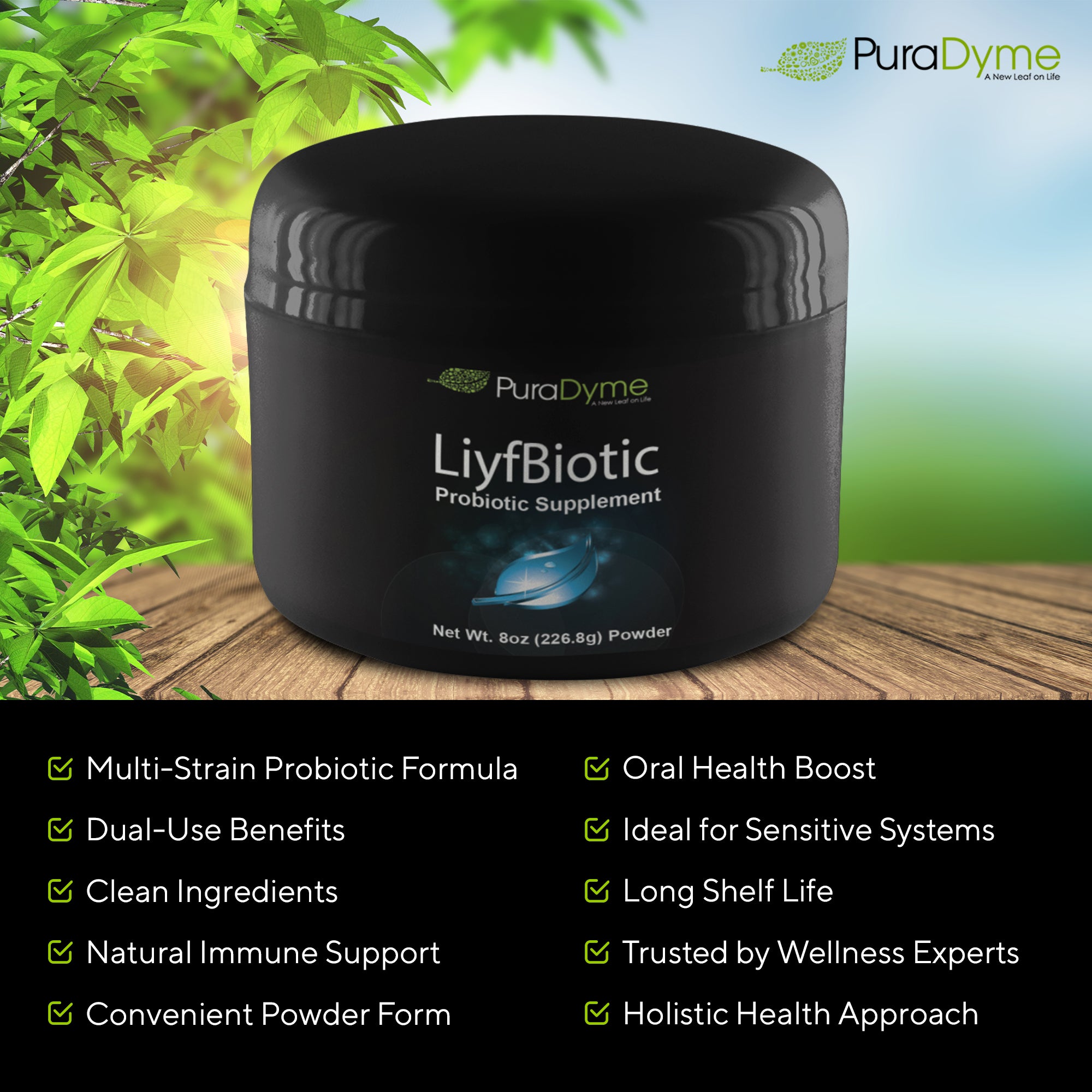 PURADYME  LiyfBiotic - Probiotic Powder