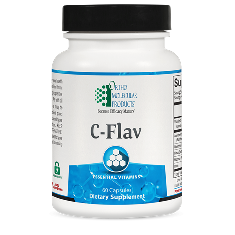 Ortho Molecular C-Flav antioxidant supplement — supports immune & vascular health