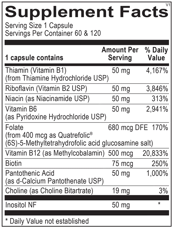 Ortho Molecular Methyl CPG label with methylated choline complex & dosage