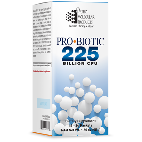 ORTHOMOLECULAR Probiotic 225 Sachet- Maintains Normal Inflammatory Balance 