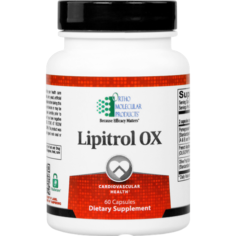Ortho Molecular Lipitrol OX supplement — supports healthy cholesterol & oxidative balance