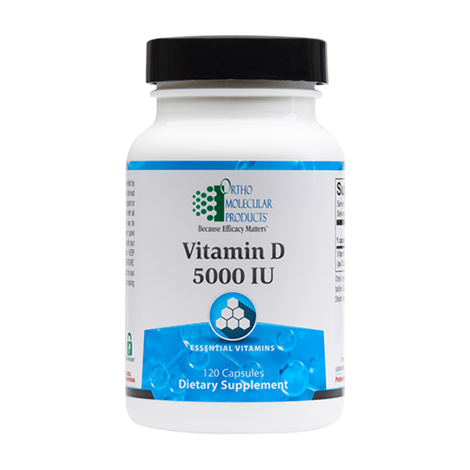 ORTHOMOLECULAR Vitamin D 5,000 IU- Helps Increase Calcium Absorption and Balance
