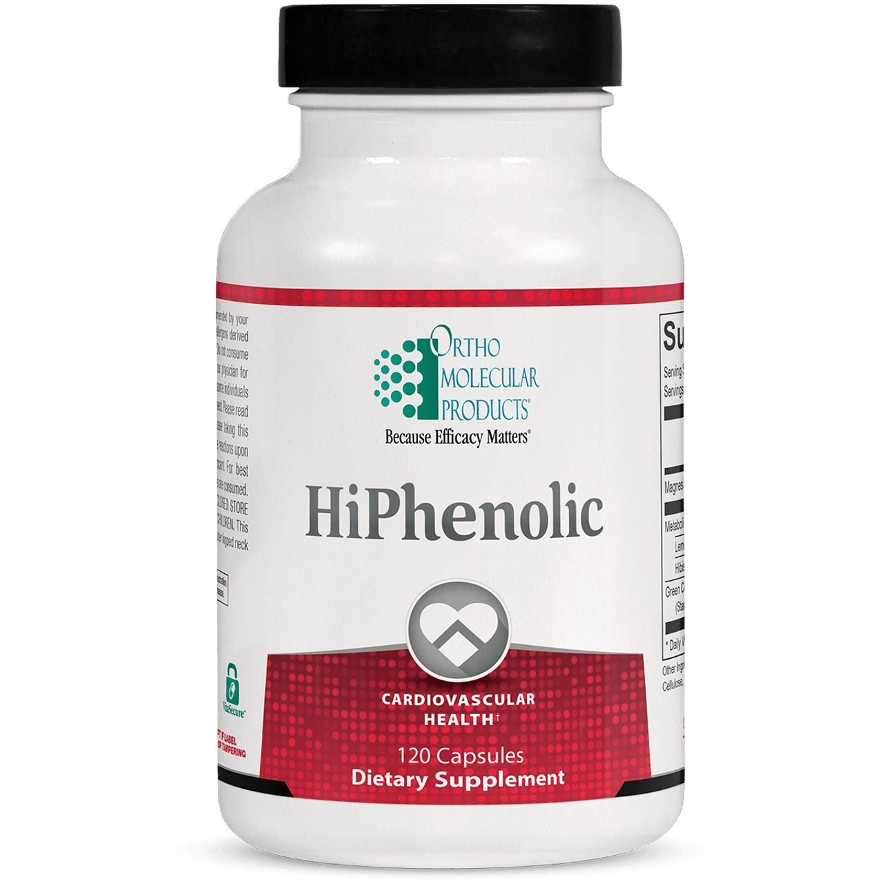 ORTHOMOLECULAR HiPhenolic Cardiovascular Health Capsules- helps maintain energy and metabolic efficiency