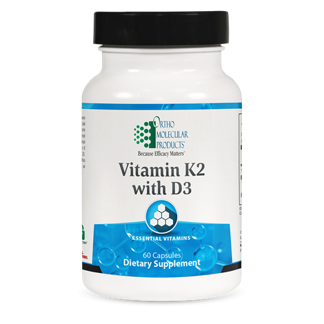 ORTHOMOLECULAR Vitamin K2 with D3  Capsules- Supports Healthy Blood Circulation