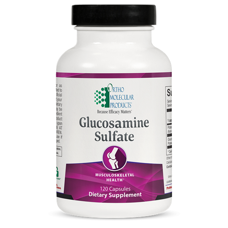 Ortho Molecular Glucosamine Sulfate supplement — supports joint health & mobility