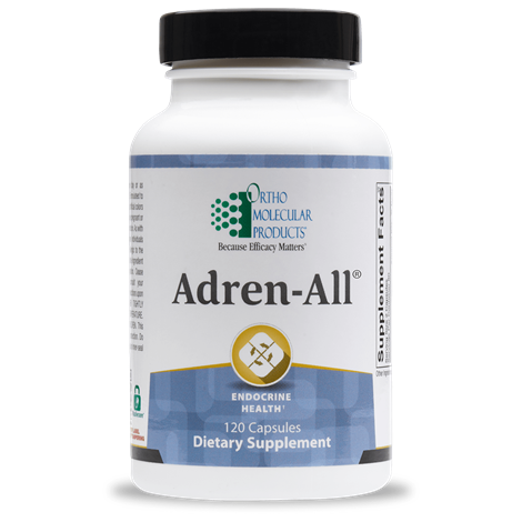 ORTHOMOLECULAR Adren-All capsules- Strengthens the Body’s Stress Response Improves Mental and Physical Performance