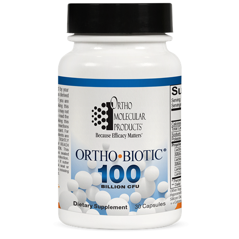 ORTHOMOLECULAR Ortho Biotic 100 Capsules Enhances Immune System Function