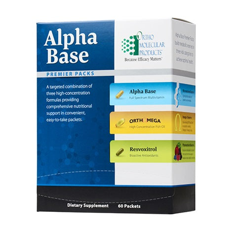 ORTHOMOLECULAR Alpha Base Premier Packs- Provides Essential Fatty Acids