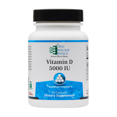 ORTHOMOLECULAR Vitamin D 5,000 IU- Helps Increase Calcium Absorption and Balance