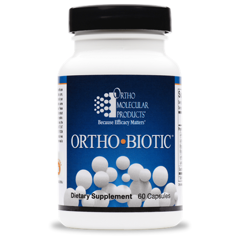 ORTHOMOLECULAR Ortho Biotic 60 Capsules Bottle Helps Enhance Gut Immunity and Supports Digestion 