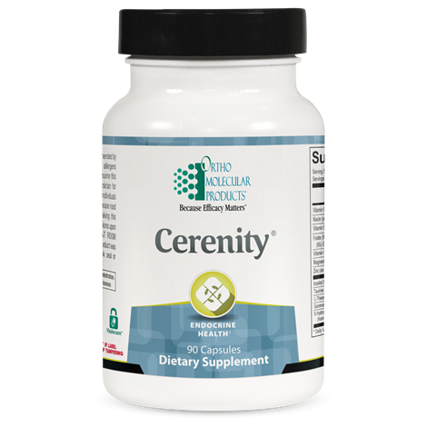 Ortho Molecular CereNity supplement — supports calm focus & cognitive balance