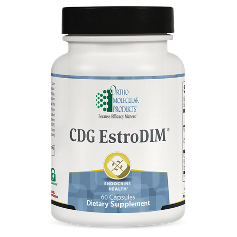 Ortho Molecular CDG EstroDIM supplement — supports healthy estrogen metabolism