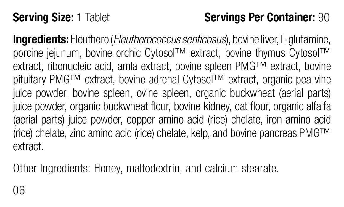 Standard Process Feline Immune System Support bottle showing label and product packaging