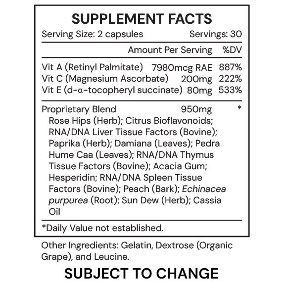 Systemic Formulas - ACX – Vitamin Detox