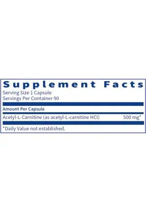 SFI HEALTH Acetyl-L-Carnitine (500 mg)