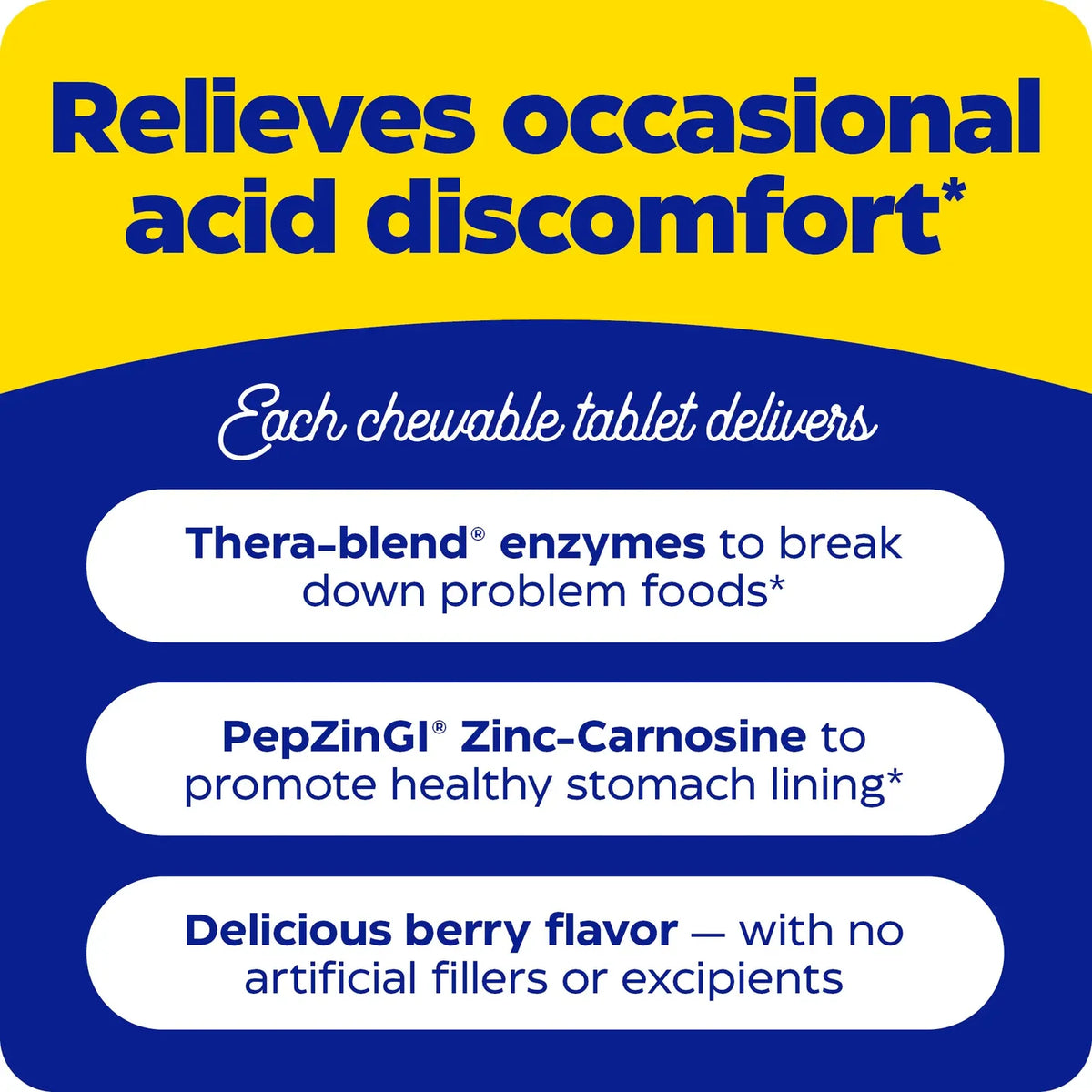 Enzyme Science Acid Soothe® Chewable