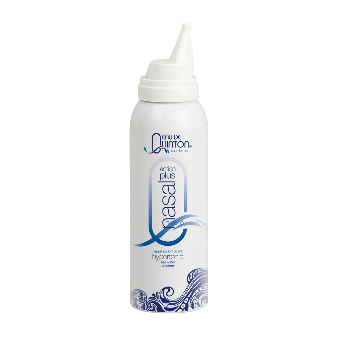 QUICKSILVER Quinton® Action Plus Nasal Spray 3.38 fl oz bottle showing product packaging and size