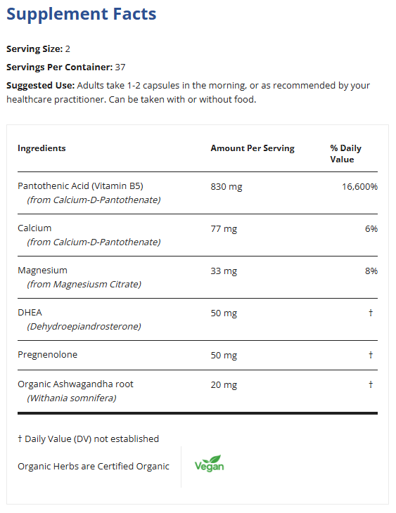 Restorative Formulations - Adrenal Px DHEA 25 - 75 Caps