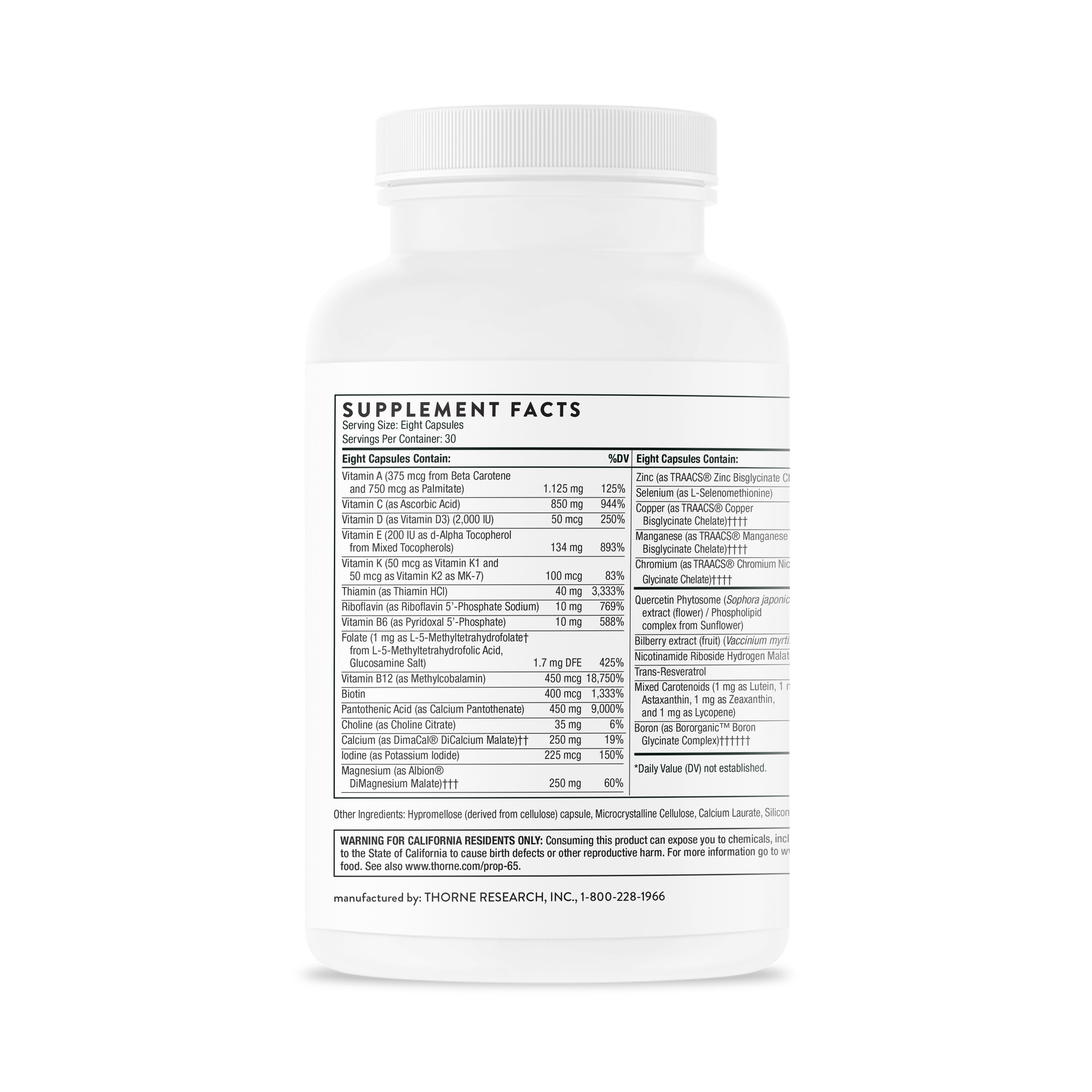 THORNE Advanced Nutrients