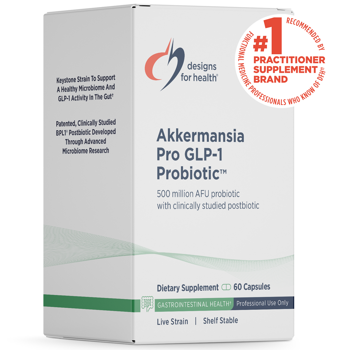Designs for health Akkermansia Pro GLP-1 Probiotic™