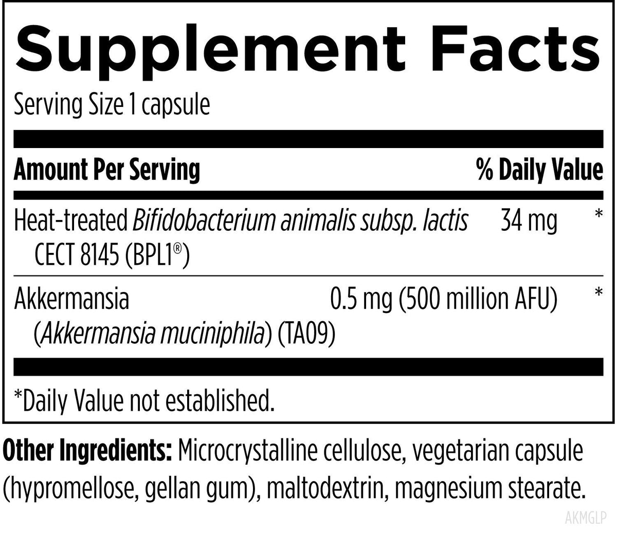 Designs for health Akkermansia Pro GLP-1 Probiotic™