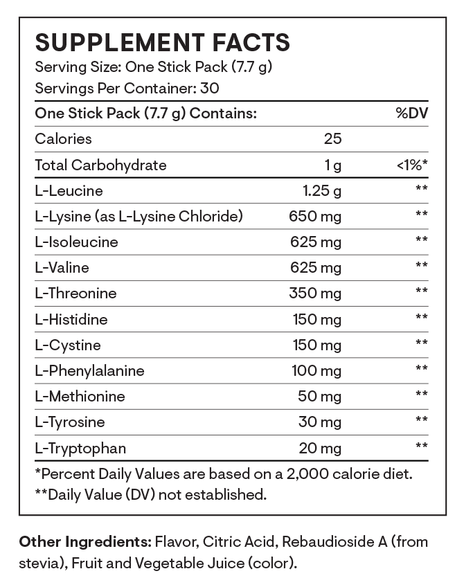 THORNE Amino Complex Stick Packs - Berry