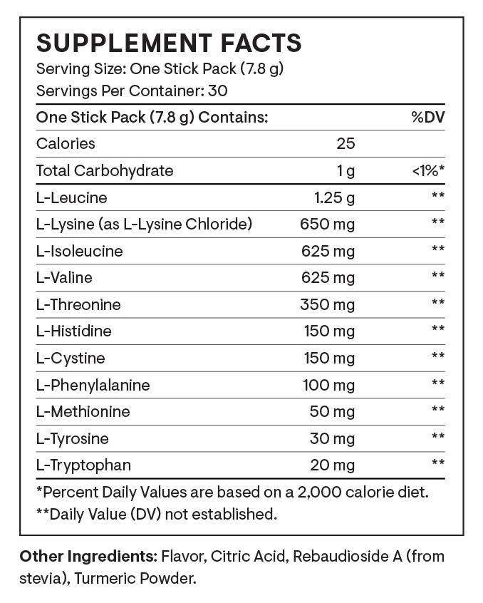 THORNE Amino Complex Stick Packs - Lemon
