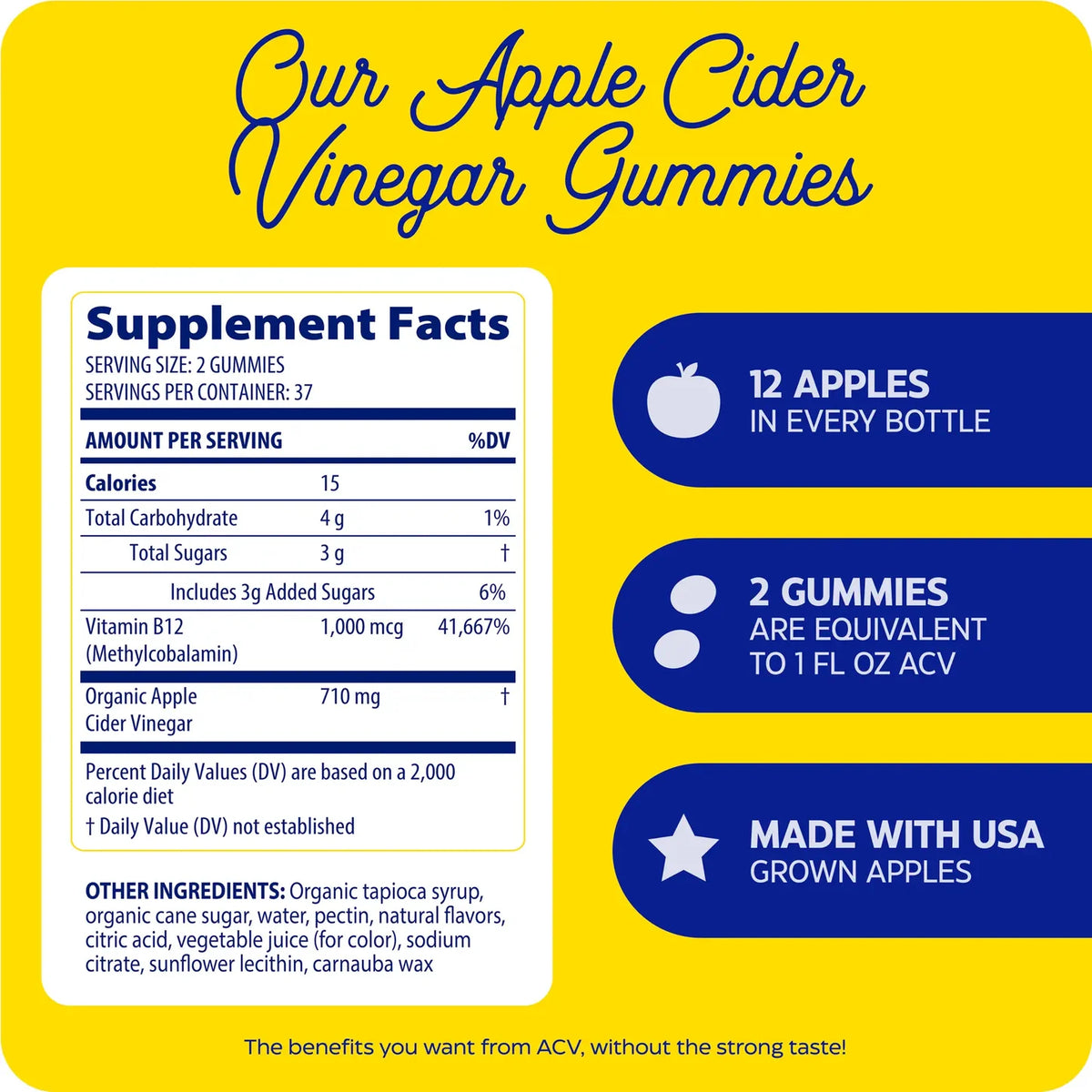 Enzyme Science Apple Cider Vinegar Gummies