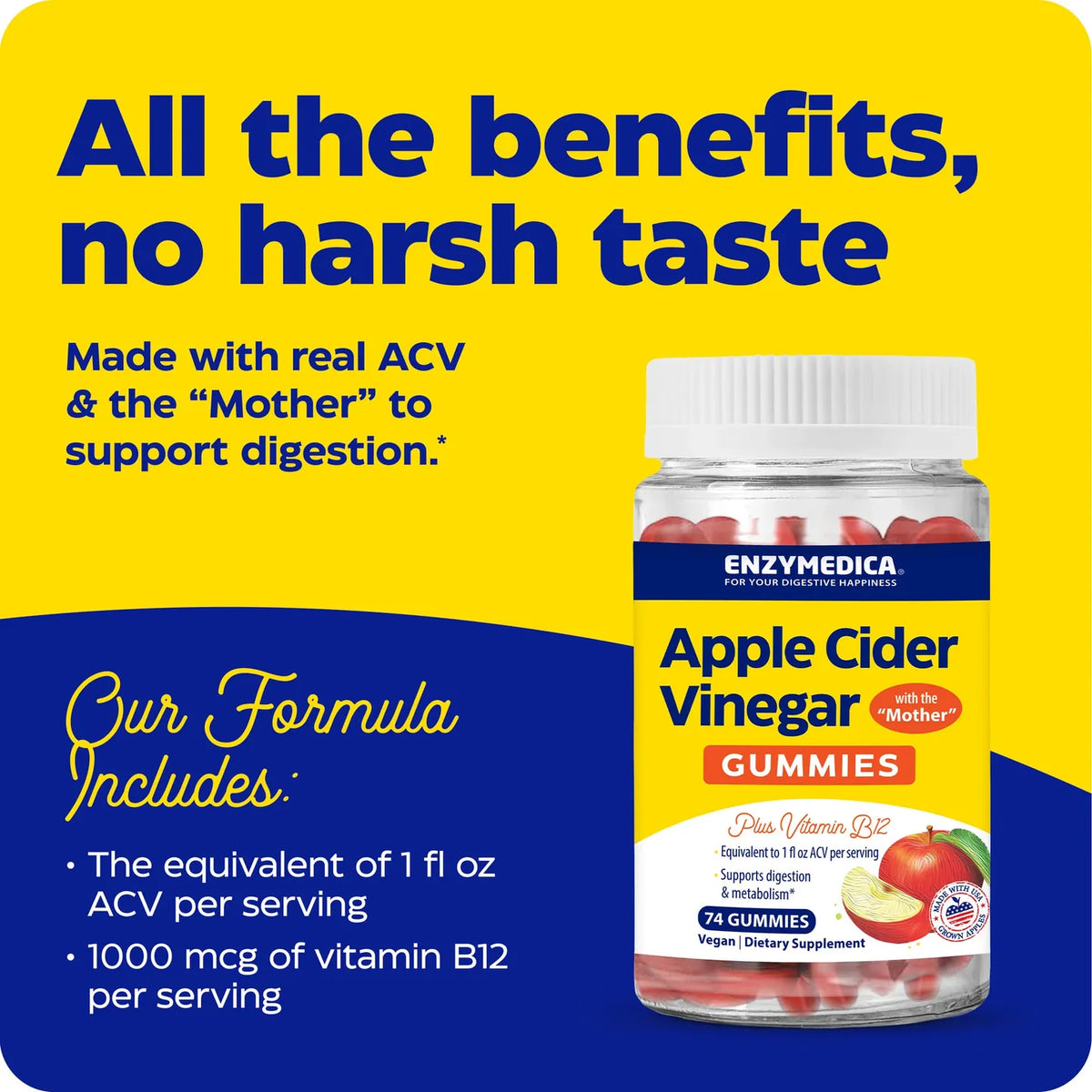 Enzyme Science Apple Cider Vinegar Gummies