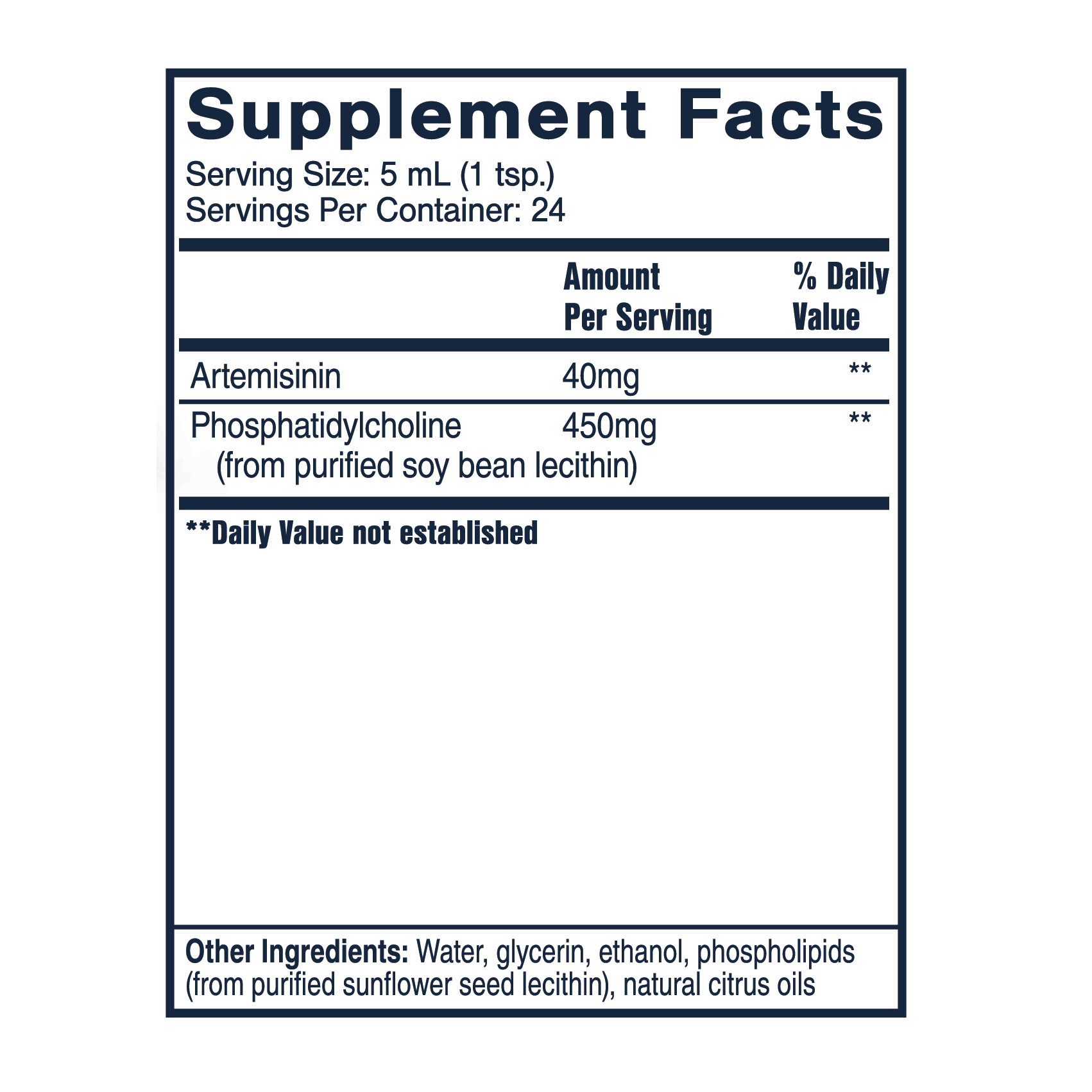 QUICKSILVER  Artemisinin Emulsion 4 oz