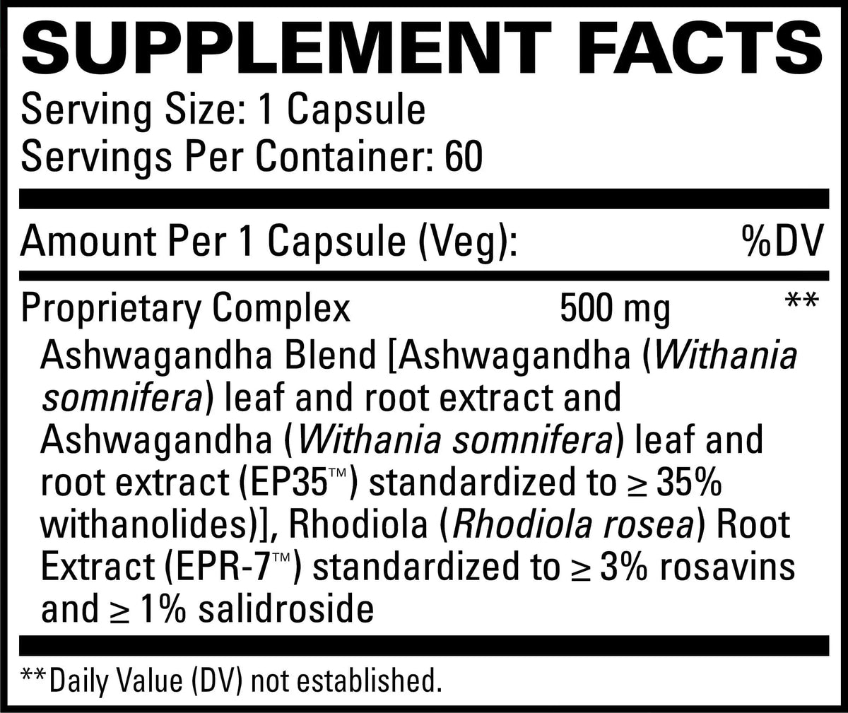 EuroMedica Ashwagandha Complex