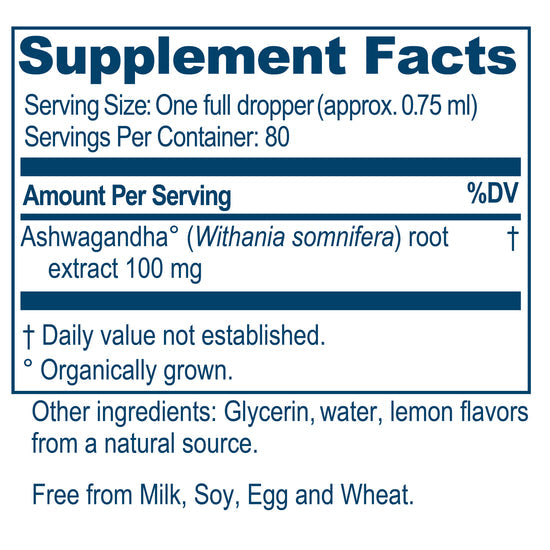 Adult Ashwagandha Drops 2 fl oz