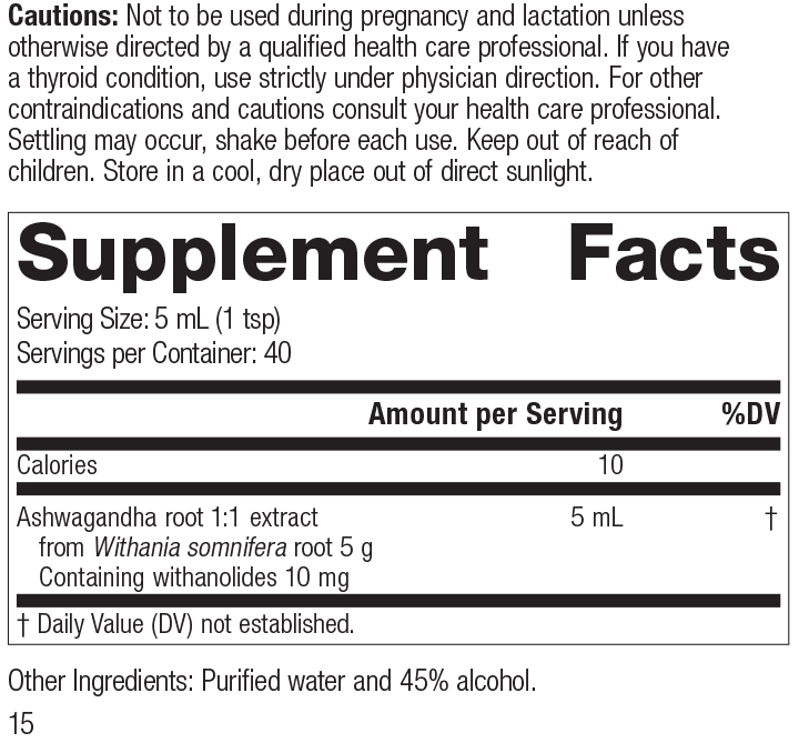MediHerb - Ashwagandha 1:1