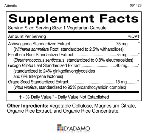 D’Adamo Personalized Nutrition® - Attentia