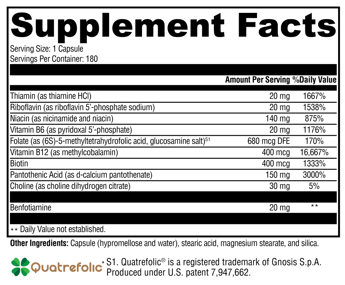 XYMOGEN B Activ® 180 Capsules