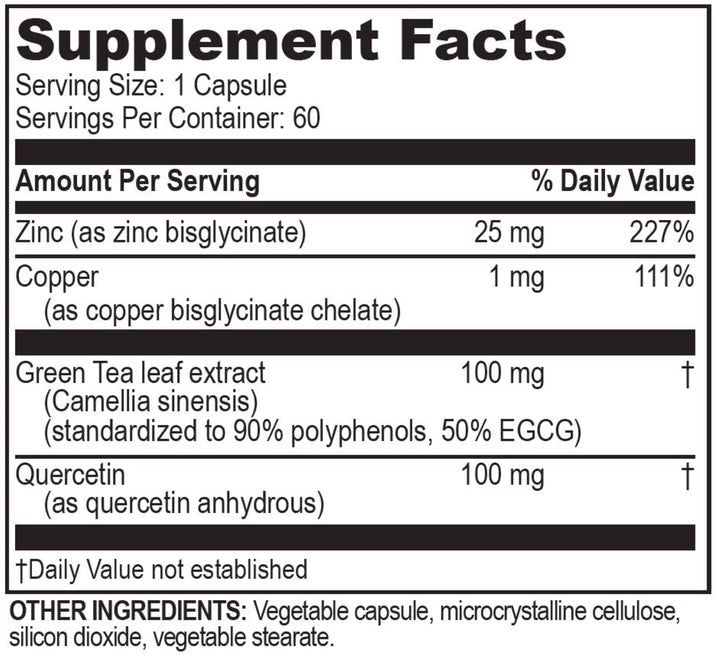 Brain Bean - Brain Basics Opti Zinc Plus 60 Tablets