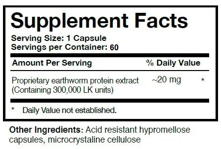 Researched Nutritionals Boluoke® Lumbrokinase 60 caps