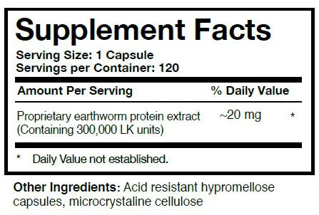 Researched Nutritionals Boluoke® Lumbrokinase 120 caps