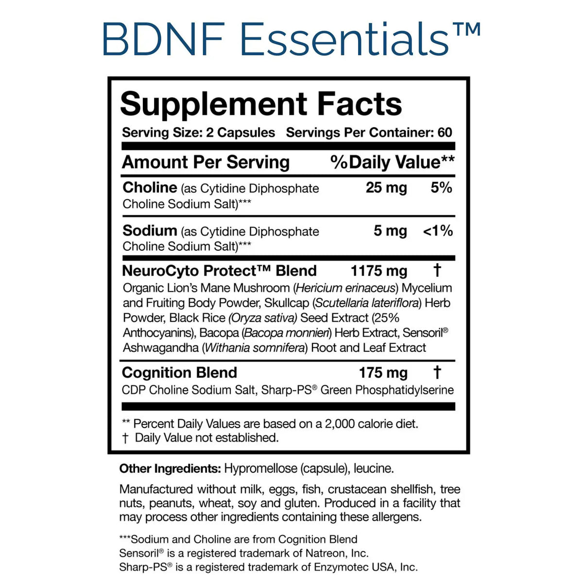 Researched Nutritionals Cognitive Performance Duo™
