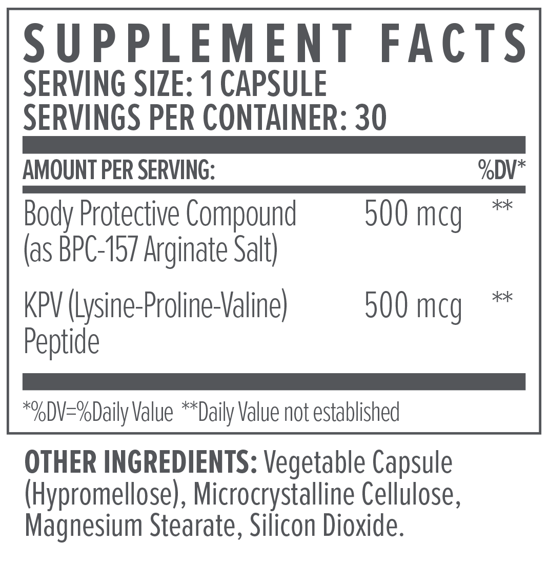 BIOTE BPC-157 Dietary Supplement