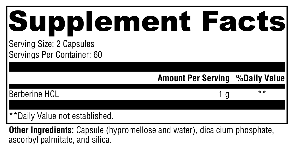 XYMOGEN Berberine 120 Capsules