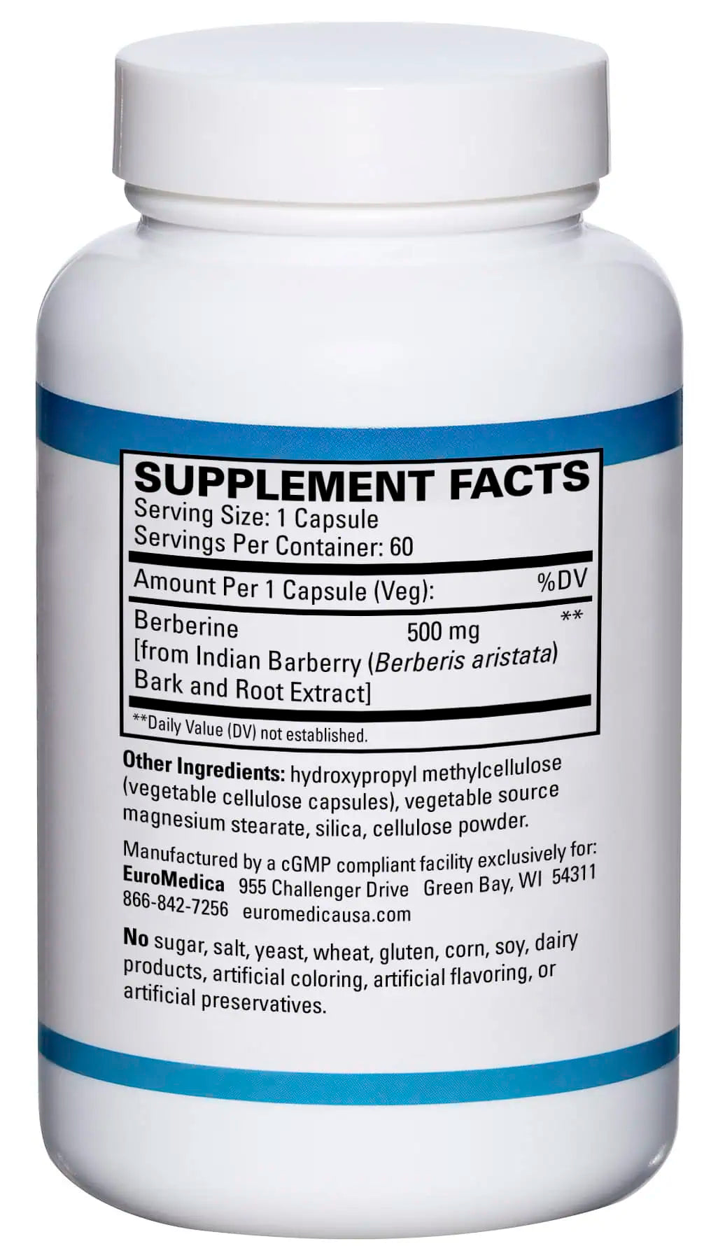 EuroMedica Berberine 500 mg