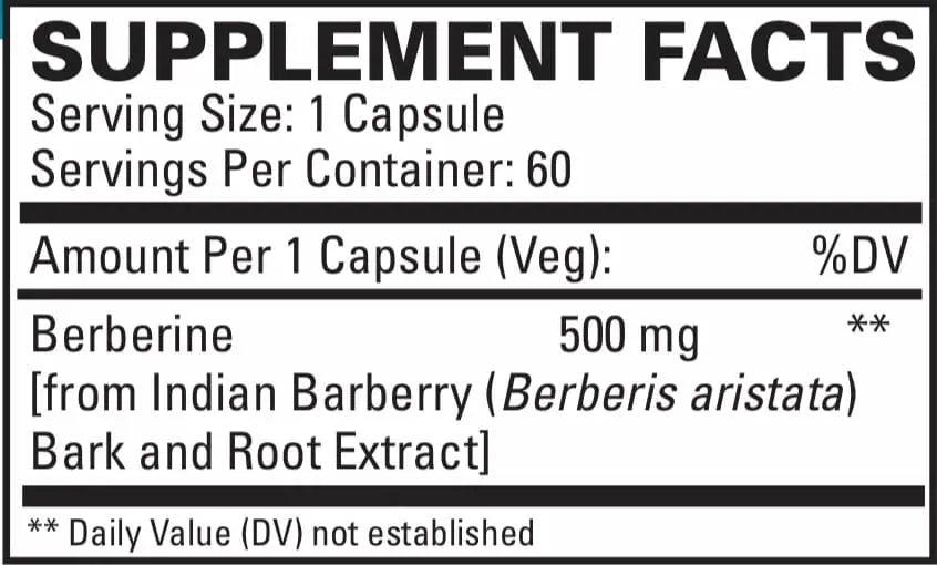 EuroMedica Berberine 500 mg