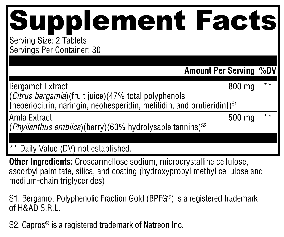 XYMOGEN BergaCor® Plus 60 Tablets