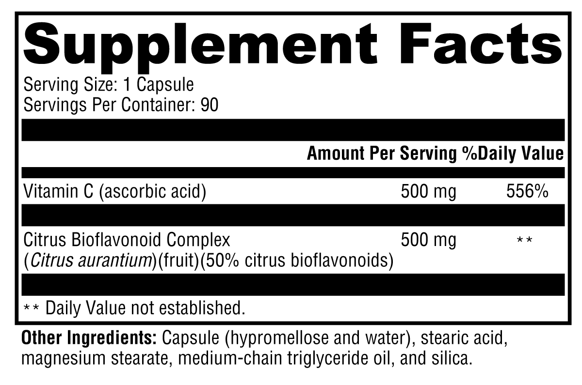 XYMOGEN Bio C 1:1™ 90 Capsules