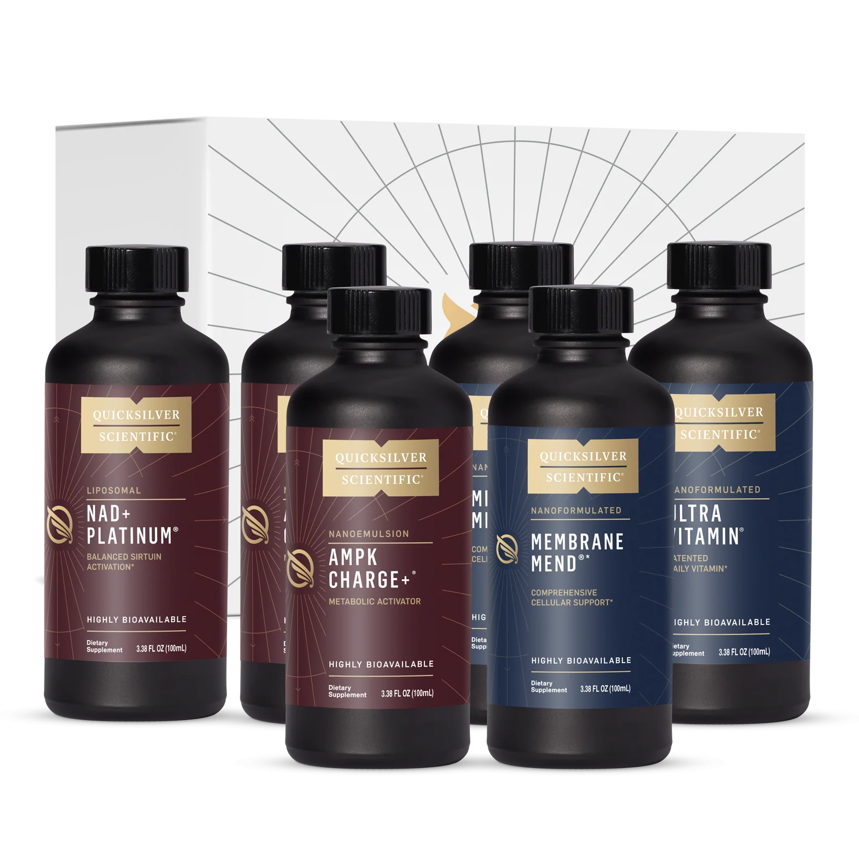 QUICKSILVER Bio-Age Elevate Protocol — advanced wellness protocol formulated to enhance vitality and mitochondrial function